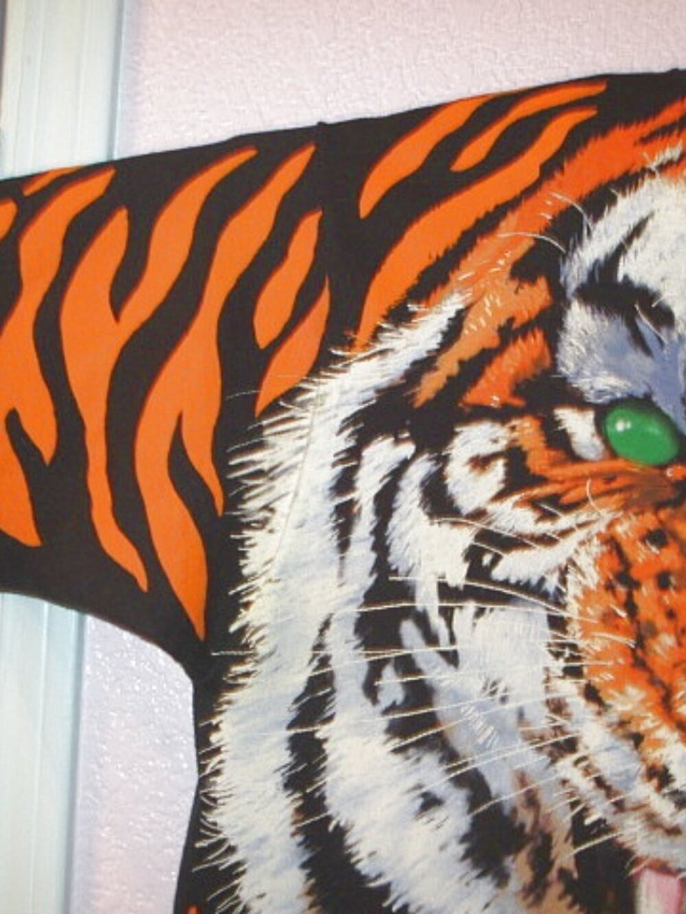 Vtg 1995 Liquid Blue Tiger T-Shirt XL John Connell Art AOP Single Stitch USA 90s - Picture 3 of 12